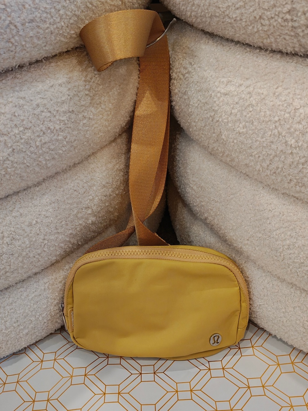 lululemon athletica Mustard Yellow Belt Bag